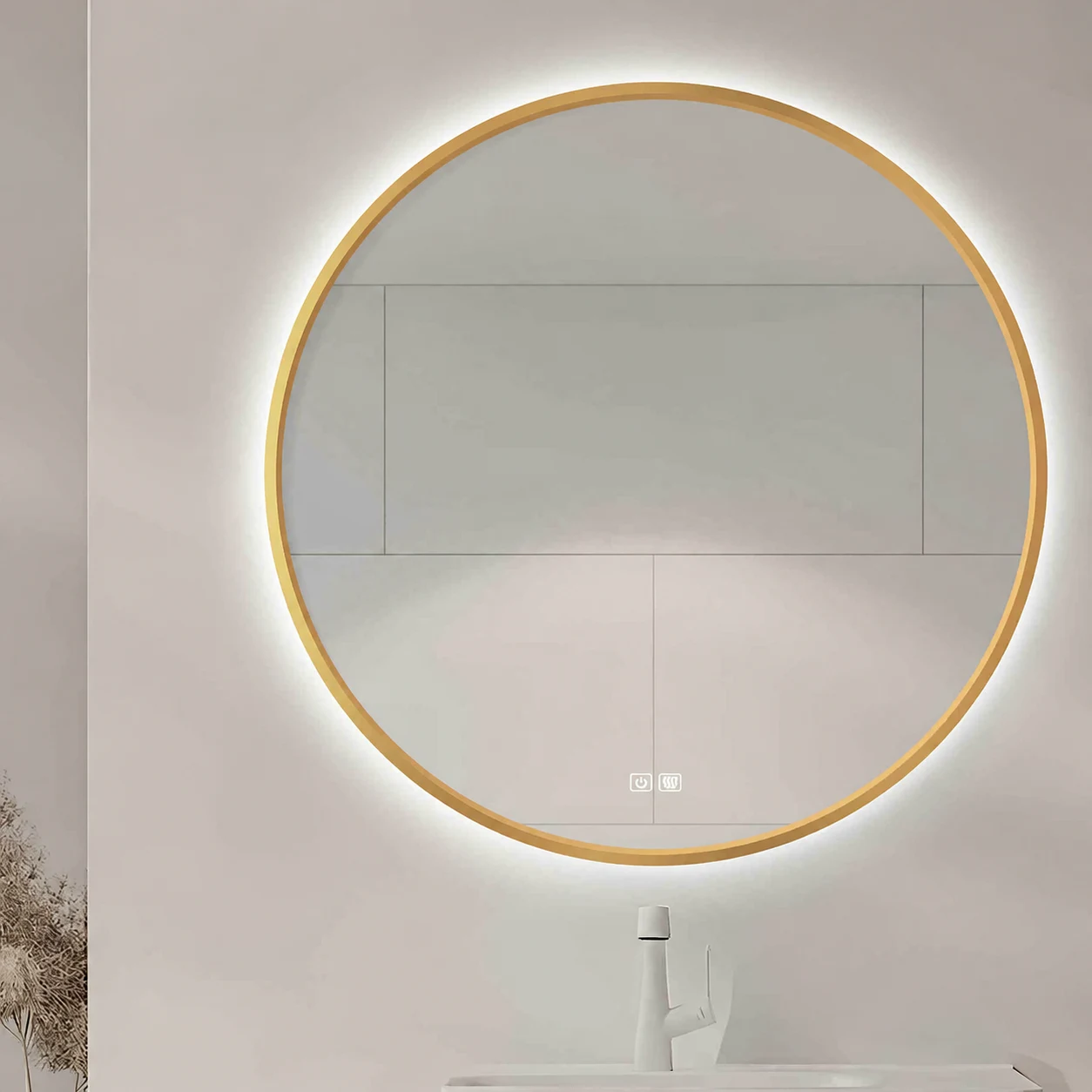 Espelhos Aalborg Gold LED